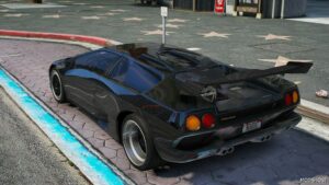 GTA 5 Lamborghini Vehicle Mod: Diablo SV (Image #3)