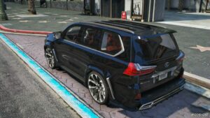 GTA 5 Lexus Vehicle Mod: 2018 Lexus LX570 Wald (Image #3)