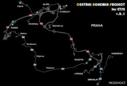 ETS2 Map Mod: Central Bohemia Project V0.1 (Image #2)