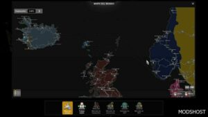 ETS2 Colored Background Map for Promods 2.68 + Zoom Crash FIX Patch 1.49 mod