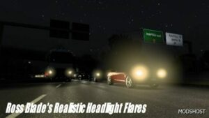 ETS2 Ross Blade’s Realistic Headlight Flares V2.7 1.49 mod