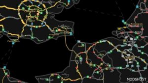 ETS2 Channel Tunnel Unhidden – Promods Addon mod