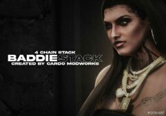 GTA 5 Baddie Stacked Chains for MP Female mod