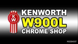 ATS Kenworth W900L Chrome Shop V1.3 1.49 mod
