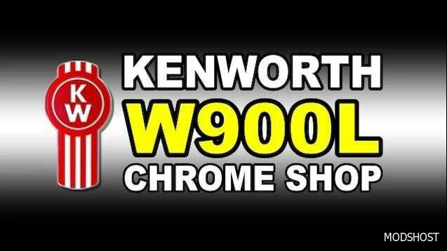 ATS Kenworth W900L Chrome Shop V1.3 1.49 mod