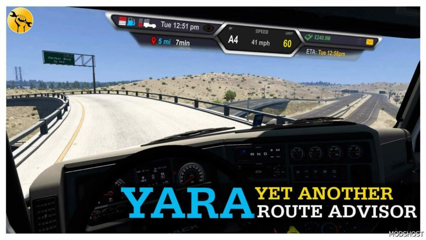 ATS YET Another Route Advisor V1.1 mod