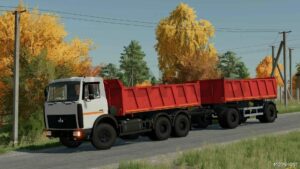 FS22 Truck Mod: MAZ-5516 Selhoz V1.3 (Image #2)