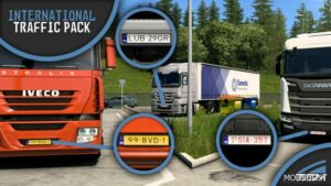 ETS2 International Traffic Pack by Elitesquad Modz – Vanilla Edition mod