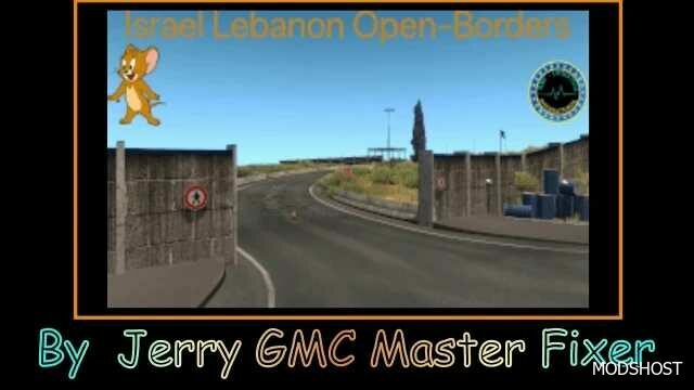 ETS2 Israel-Lebanon Open Borders 1.49 mod