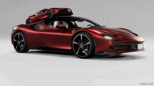 BeamNG Ferrari Car Mod: SF90 (Free) V2.1 0.30 (Image #3)