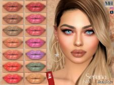 Sims 4 Serena Lipstick N181 mod