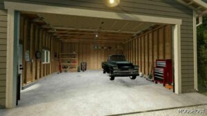 FS22 Placeable Mod: American TWO Car Garage (Image #4)