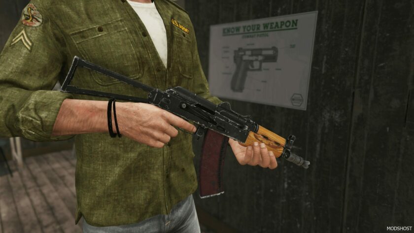 GTA 5 Weapon Mod: INS2 Kalashnikov Aks-74Un (Featured)