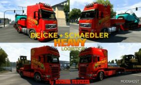 ETS2 Deicke + Schaedler Heavy Logistics Skin Pack mod