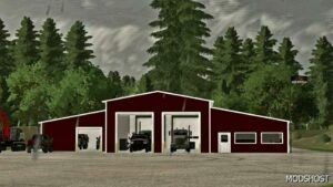 FS22 5 BAY Truck Shop mod