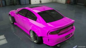 GTA 5 Dodge Vehicle Mod: Charger SRT Hellcat Whip (Image #3)