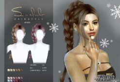 Sims 4 Braid Hairstyle mod