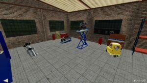 FS22 Placeable Mod: Garage for Cars and Motocycles (Image #3)