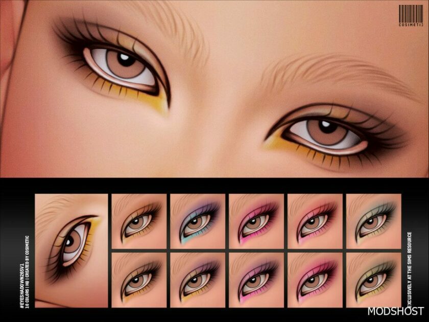 Sims 4 Matte Eyeshadow N265 V1 mod