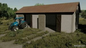 FS22 Placeable Mod: Newly Built Small Barn (Featured)