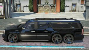 GTA 5 Vehicle Mod: Cadillac Escalade ESV 6×6 (Image #2)