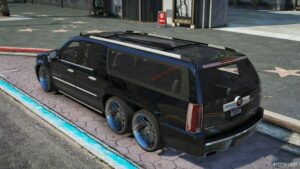 GTA 5 Vehicle Mod: Cadillac Escalade ESV 6×6 (Image #3)