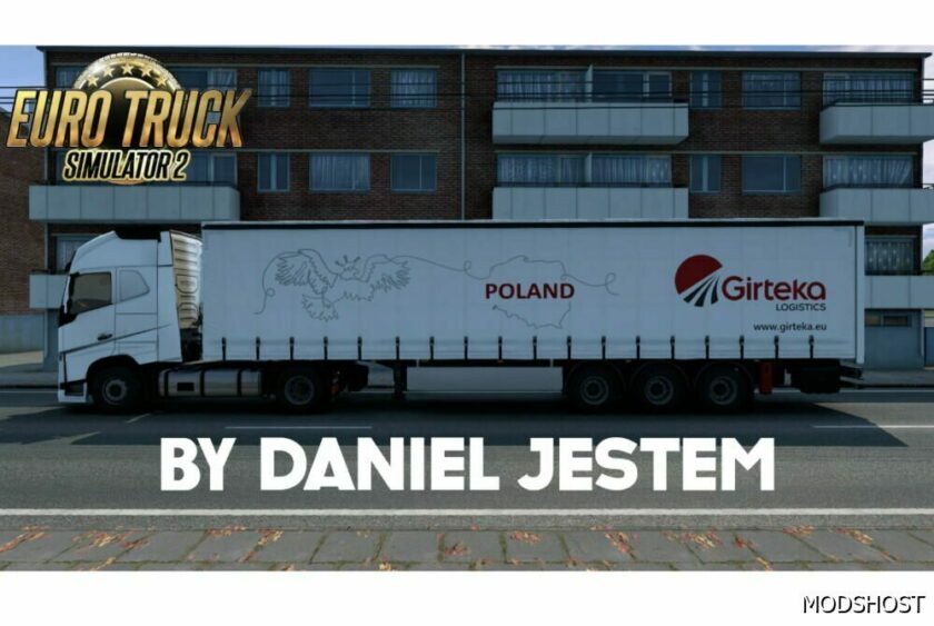 ETS2 Girteka Poland Trailer by Daniel Jestem mod