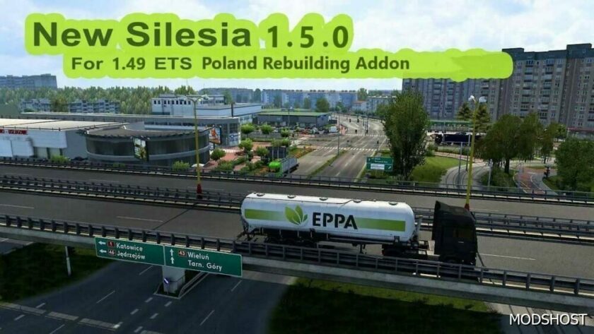 ETS2 Silesia Rebuild in Poland V1.5.0 mod