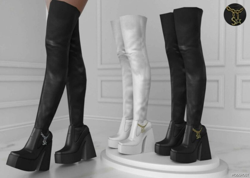 Sims 4 High Heel Boots mod