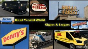 ATS Real World Signs & Logos V1.7 1.49 mod
