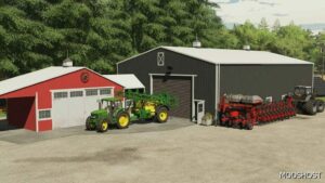 FS22 Placeable Mod: Metal Hall with Extension (Image #6)