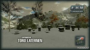 FS22 Placeable Mod: Japanese Toro Lanterns (Image #6)