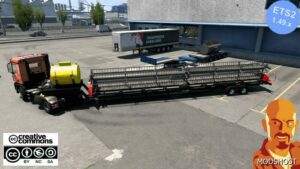 ETS2 Mod: Midwest Durus Combines Headers Trailers 1.49 (Image #2)