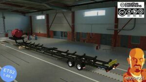 ETS2 Mod: Midwest Durus Combines Headers Trailers 1.49 (Image #3)