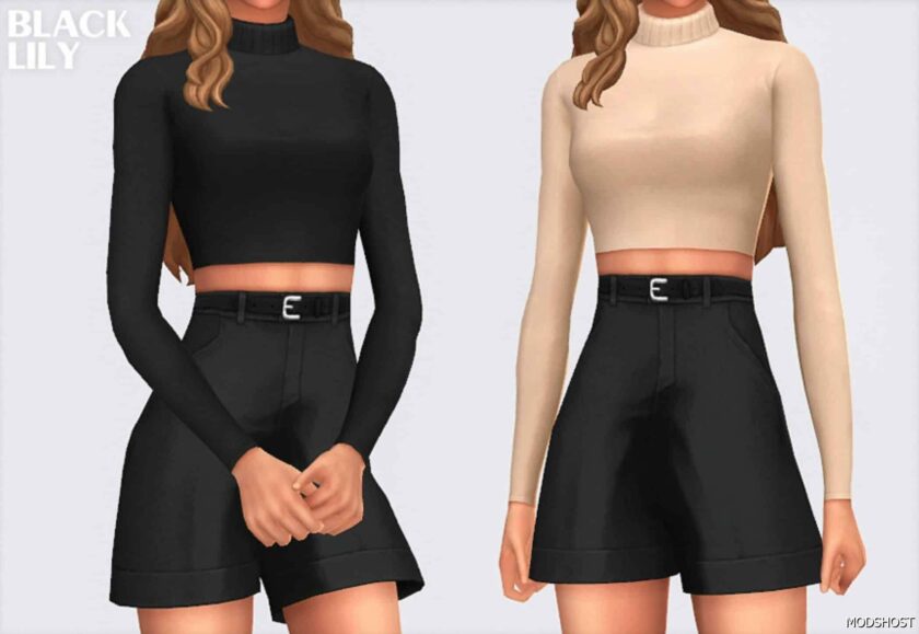 Sims 4 Aubrey Outfit mod