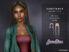 Sims 4 Substance Hairstyle mod