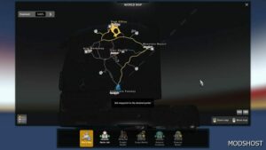 ETS2 Route to Winterland mod