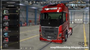 ATS Volvo Truck Mod: FH16 2012 by Soap98 V1.3.2 (Image #2)