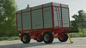 FS22 Mod: Silver Car 2 Axles Trailer (Image #2)