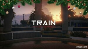 GTA 5 Christmas Animated Train and LED Lightning Add-On SP / Fivem mod