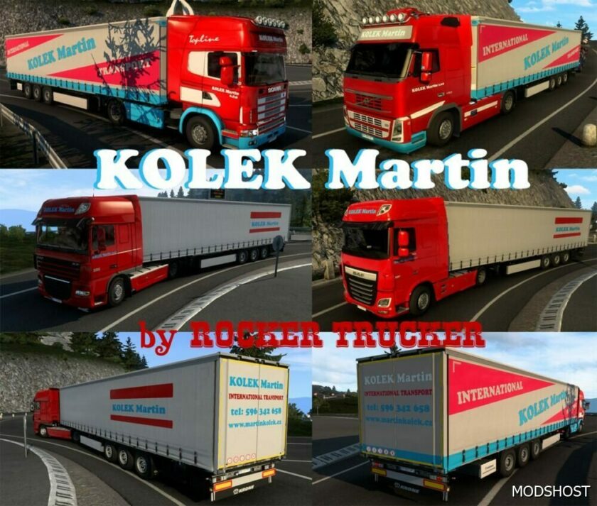 ETS2 Kolek Martin Skin Pack mod