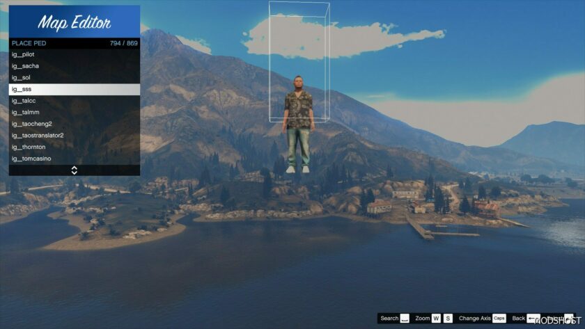 GTA 5 Updated PED List for Map Editor V3.0 mod