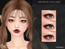 Sims 4 Crimson Eyeliner mod