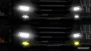 ETS2 DAF 2021 Front Bumper FOG Lights 1.49 mod