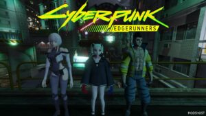GTA 5 Cyberpunk Edgerunners Pack Add-On Peds mod