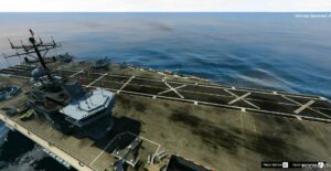 GTA 5 Map Mod: Aircraft Carrier with Launch & Brake System Menyoo (Image #2)