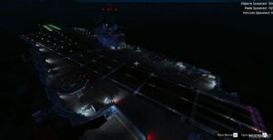 GTA 5 Map Mod: Aircraft Carrier with Launch & Brake System Menyoo (Image #4)