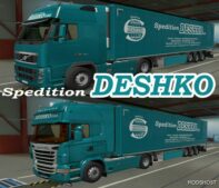 ETS2 Mod: Spedition Deshko LTD. Skin Pack (Image #2)