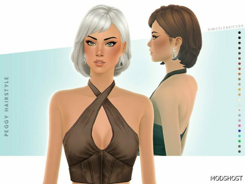 Sims 4 Peggy Hairstyle mod