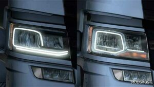 ETS2 Scania NG LED Strip Angel Eyes mod